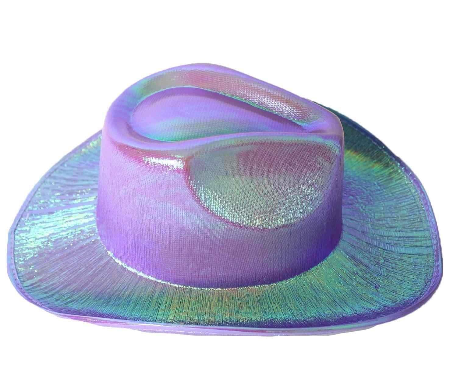 CHAPEU BOIADEIRA HOLOGRAFICO C LED